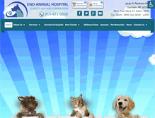 Tablet Screenshot of enoanimalhospital.com